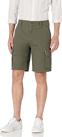 Amazon Essentials Men's 10” Lightweight Ripstop Stretch Cargo Short