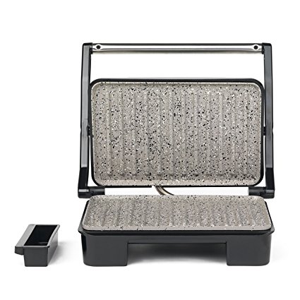Salter EK2009 Marble Collection Ceramic Health Grill and Panini Maker, Grey