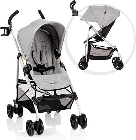 Evenflo 14112353 Urbini Reversi Reversible Lightweight Stroller (Heather Grey)