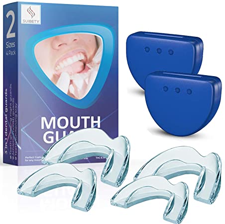Mouth Guard for Teeth Grinding, Night Clenching Bruxism Dental Guard Moldable Sports Bite Anti Grind Sleep Mouthguards Anti Snoring Devices