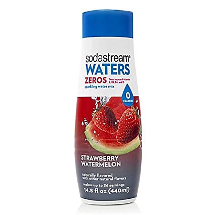 SodaStream Waters Zero Calorie Flavoring Syrup, Strawberry Watermelon, 14.8 Fl Oz