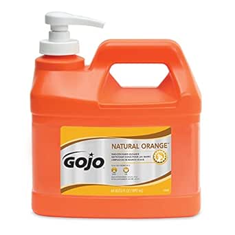 GOJO 12 Gallon Bottle White Natural* Orange Citrus Scented Heavy Duty Hand Cleaner