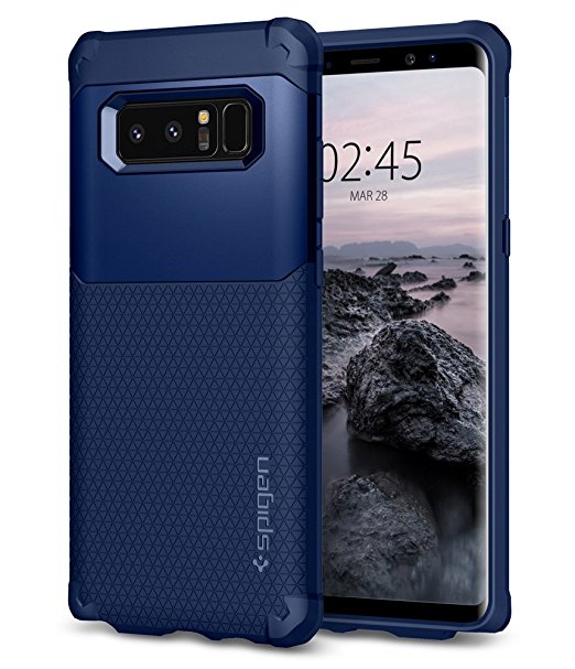 Spigen Hybrid Armor Galaxy Note 8 Case with Air Cushion Technology and Hybrid Drop Protection for Galaxy Note 8 (2017) - Deep Sea Blue