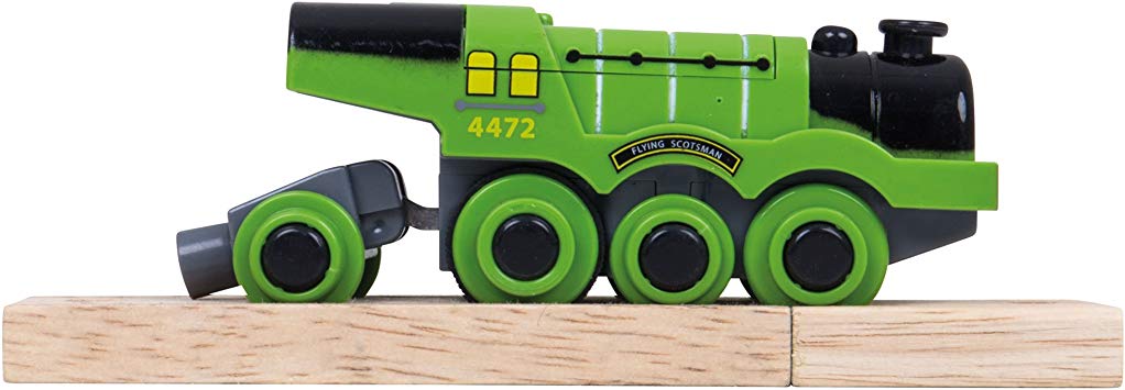 Bigjigs Rail Flying Scotsman Battery Operated Engine - Other Major Rail Brands are Compatible