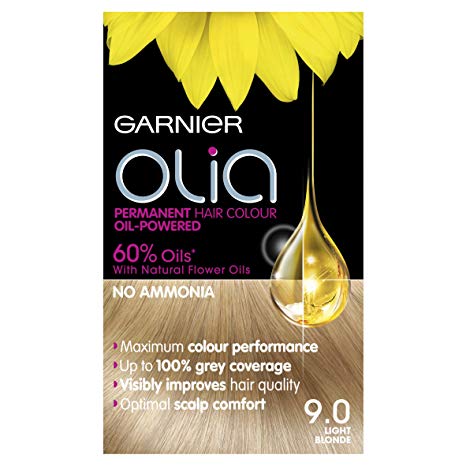 Garnier Olia Permanent Hair Dye, 9.0 Light Blonde