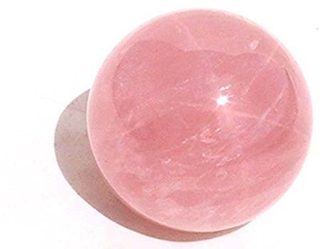 Rose Quartz Sphere Natural Gemstone Metaphysical Sphere 35-50mm Natural Healing Tool Crystal Gridding Crystals Healing Polished Gemstone Ball