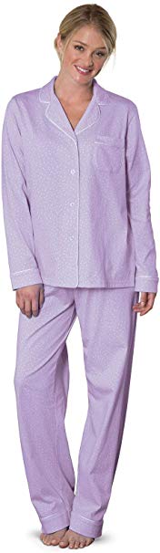 PajamaGram Pajama Set for Women - Cotton Jersey Pajamas Women
