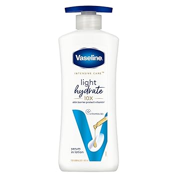 Vaseline Light Hydrate Serum In Lotion, 400 ml | Superlight & Non-Sticky for Hydration Boost