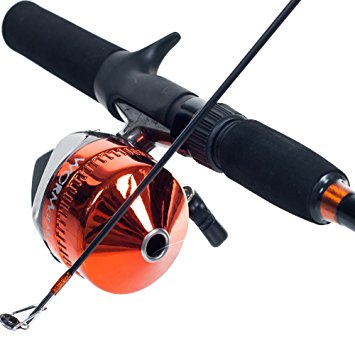 South Bend Worm Gear Fishing Rod and Spincast Reel Combo (Orange, Blue or Green)