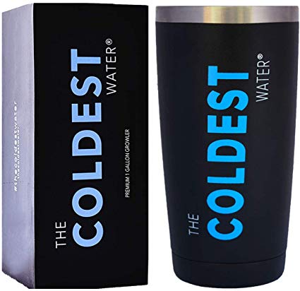 The Coldest Tumbler- Cup Hydro Pint 20 oz (Sliding Lid) - Beverages Hot and Cold 3x Longer, Durable Double Wall Insulated Thermos Flask - Black