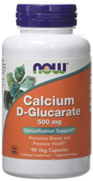 Now Foods Calcium D-Glucarate, 500mg - 90 Vcaps