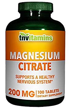 TNVitamins Magnesium Citrate 200 Mg. -100 Tablets