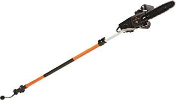 Remington 41AZ32PG983 Pole Saw & Chainsaw Combo Foot Telescoping Shaft and 10-Inch Bar for Tree Trimming and Pruning, 0.05, Orange