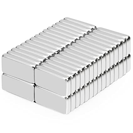 DIYMAG Strong Neodymium Magnets Bar, Small Rare Earth Magnets for Refrigerator, DIY, Science, Crafts, Office-0.39 inch x 0.19 inch x 0.07 inch, 60 PCS