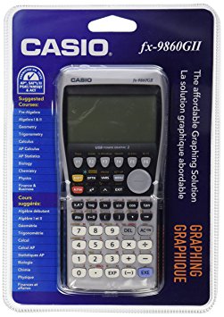 Casio fx-9860GII Graphing Calculator, Black