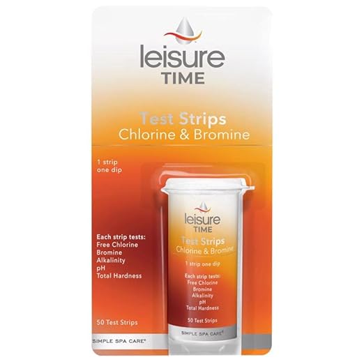 Leisure Time Spa and Hot Tub Strips Test Strips 1.5 oz. - Case Of: 12; Each Pack Qty: 50; Total Items Qty: 60012