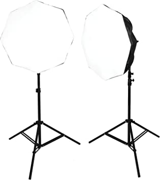 Westcott D5 2-Light LED Octabox Complete Lighting Kit - Great for Product & Portrait Photography and Video Content Creation