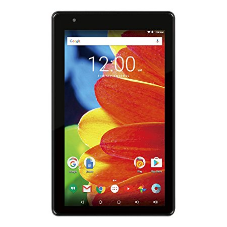 RCA Voyager 7-Inch Tablet 16GB 1.2GHz Quad-Core Android 6.0 - Charcoal