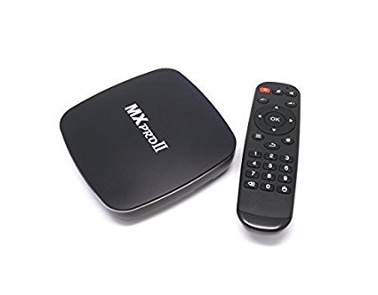 ETTG MXPRO II Streaming Media Player with Wifi Android 5.1.1 OS Operating System Quad Core Amlogic S905 Media Player TV Box 1G/8G KODI