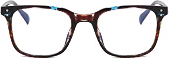 SOJOS Blue Light Blocking Glasses Square Eyeglasses Frame Anti Blue Ray Computer Game Glasses SJ5032