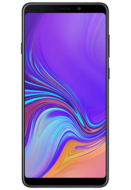 SAMSUNG Galaxy A9 2018 SM-A920F Dual SIM - Unlocked - 4G LTE - 6.3" Screen - 6GB/128GB Memory - Quad Camera - 24MP Selfie Camera - International Version - NO Warranty - Black (Renewed)