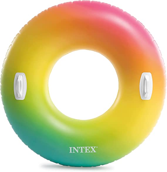 Intex 58202 - Schwimmreifen Color mit Griff 3P Free