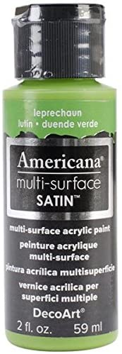 DecoArt Americana Multi-Surface Satin Acrylic Paint, 2-Ounce, Leprechaun