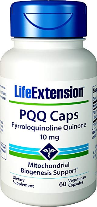 Life Extension PQQ 10 mg Vegetarian Capsules, 60 Count