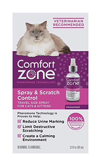 Comfort Zone Spray & Scratch Control Cat Calming Spray