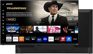 VIZIO 55” Quantum Color 4K QLED HDR Smart TV, Bluetooth Compatible, with V-Gaming Engine and AMD FreeSync   Free Wall Mount Included (No Stands), M55Q6-L4 (Renewed)