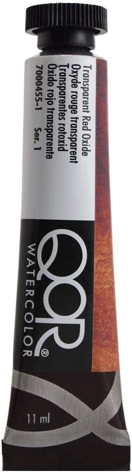 QoR Modern Watercolors, Transparent Red Oxide, 11 ml Tube