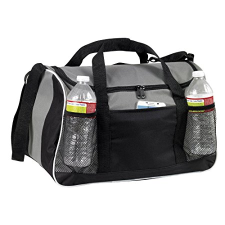 BuyAgain Duffle Bag, 17" Small Travel Carry On Sport Duffel Gym Bag.