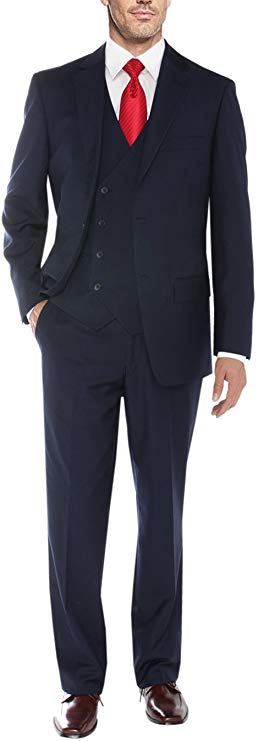 Salvatore Exte Mens Suit Vested Three Piece Blazer Jacket Dress Vest Plus Pants