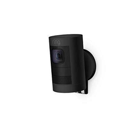 All-new Ring Stick Up Cam Battery HD Security Camera with Two-Way Talk, Night Vision and Siren, Black, Works with Alexa