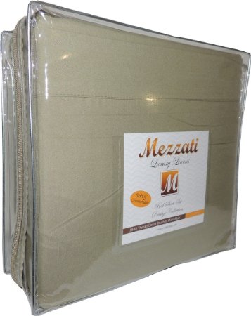 Mezzati Luxury Bed Sheets Set - Sale - Best, Softest, Coziest Sheets Ever! - High Quality 1800 Prestige Collection Brushed Microfiber Bedding - Money Back Guarantee (Green, Queen)