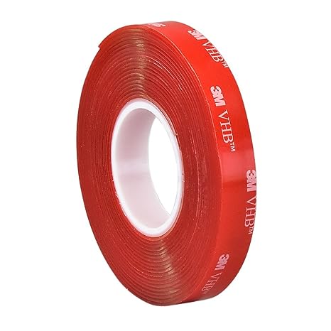 3M VHB Heavy Duty Mounting Tape 4910, Clear, 1 1/4" x 15 feet, Double-Sided, Permanent, High Strength, Long-Term Durability