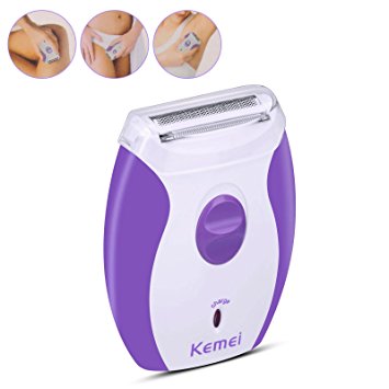 Women Shaver,Bienna [Rechargeable] [Waterproof] Electric Multifunction Cordless Personal Body Facial Hair Razor Trimmer Remover Epilator for Legs Bikini Area Armpit Purple