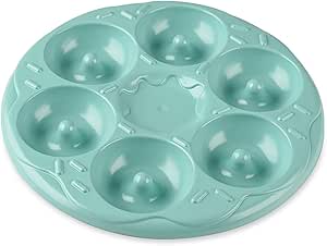 Nordic Ware Microwave Donut Bites Pan, Six 1/8 Cup Cavities, Sea Glass