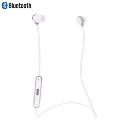 Andance Bluetooth Headphones Wireless Headsets Sports Earphones In-Ear Stereo For Iphone Samsung LG HTC Ipad Tablet PC Handfree MIC Bass White