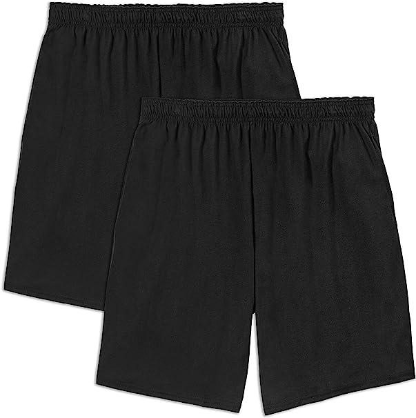 Fruit of the Loom Mens Eversoft Cotton Shorts with Pockets (S-4xl)