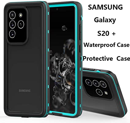 YOGRE Samsung Galaxy S20 Plus Waterproof Case, Built-in Screen Protector Compatible with Fingerprint Unlock, Full Sealed Shockproof Dustproof Waterproof Phone Case for Samsung S20 , 6.7"