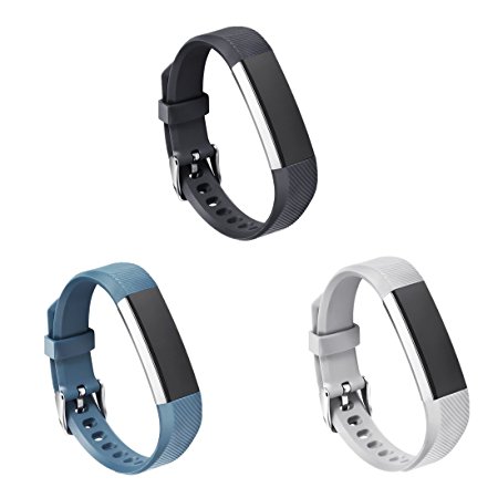 GinCoband 3PCS Fitbit alta HR bands,Replacement bands for Fitbit Alta,Fitbit alta HR with Watch Buckle