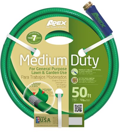 Apex 8535-50 5/8-Inch by 50-Feet Medium-Duty  Water Hose