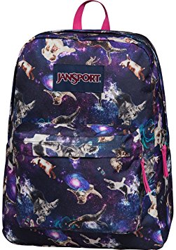 Jansport Superbreak School Backpack - Multi Astro Kitty - One Size