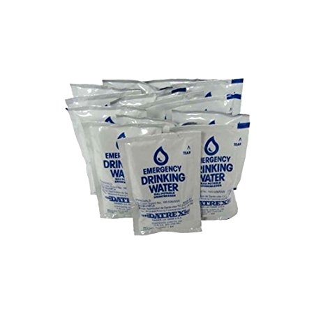 DATREX Emergency Water Pouch for Disaster or Survival, 125 ml Each