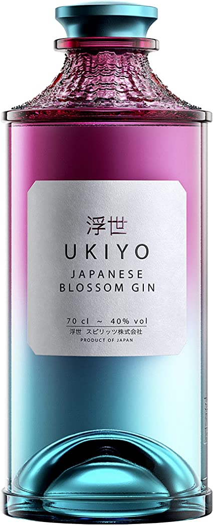 UKIYO Japanese Blossom Gin, 40%, 70 cl