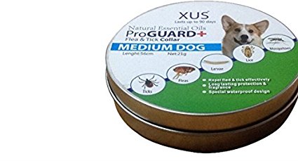 XUS Natural Essential Oils ProGurard  Flea & Tick Collar for Medium Dog