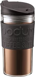 BODUM 11103-01S Tasse de voyage, noire, 0,35 litre, 1 unité (lot de 1)