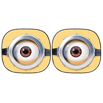 Despicable Me Minion Made Minions Auto Car Truck SUV Vehicle Universal Fit Front Windshield Sunshade - Spring Pop Up Sun Shade
