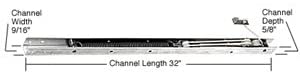 32" Window Channel Balance; 3140 or 31D